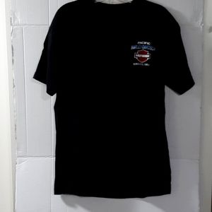 Harley Davidson black T-Shirt size Medium  Pacific Honolulu,Hawaii
